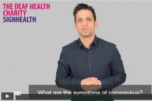 Screenshot from Coronavirus Advice Video