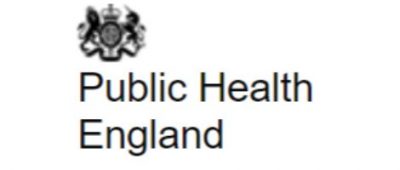 Public Health England in black text with Crown make up this logo