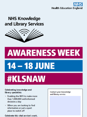 knowledge and library services awareness week poster